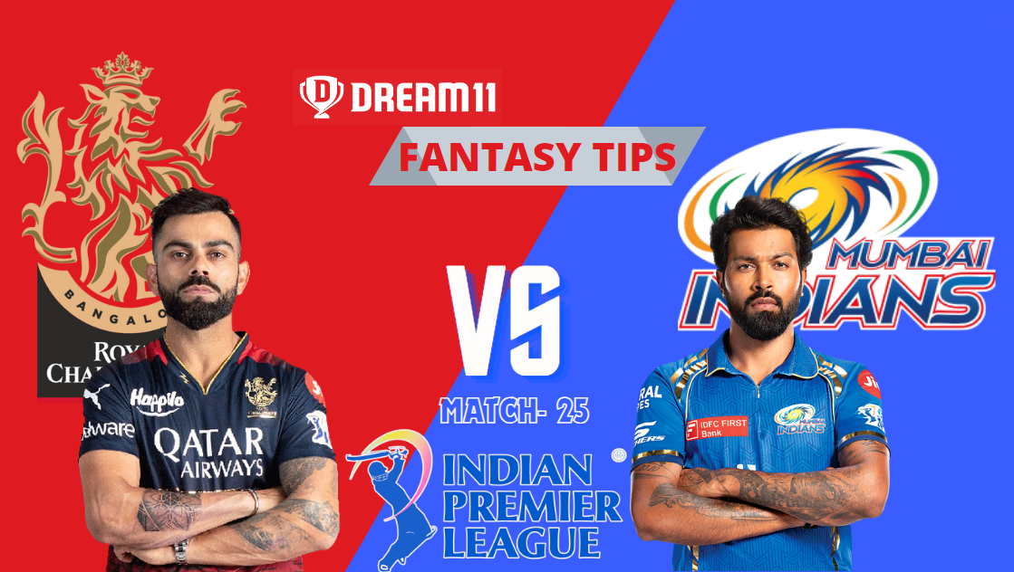MI vs RCB Dream11 Prediction, Mumbai Indians vs Royal Challengers Bangalore, 25th Match, Indian Premier League 2024, Fantasy Cricket Tips