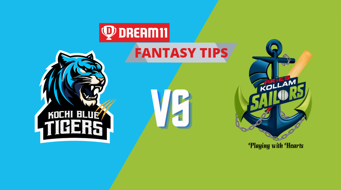 KBT vs AKS Dream11 Prediction, Kochi Blue Tigers vs Aries Kollam Sailors, Fantasy Cricket Tips Kerala T20 Trophy 2024 20th T20I